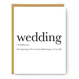 Wedding - Definition