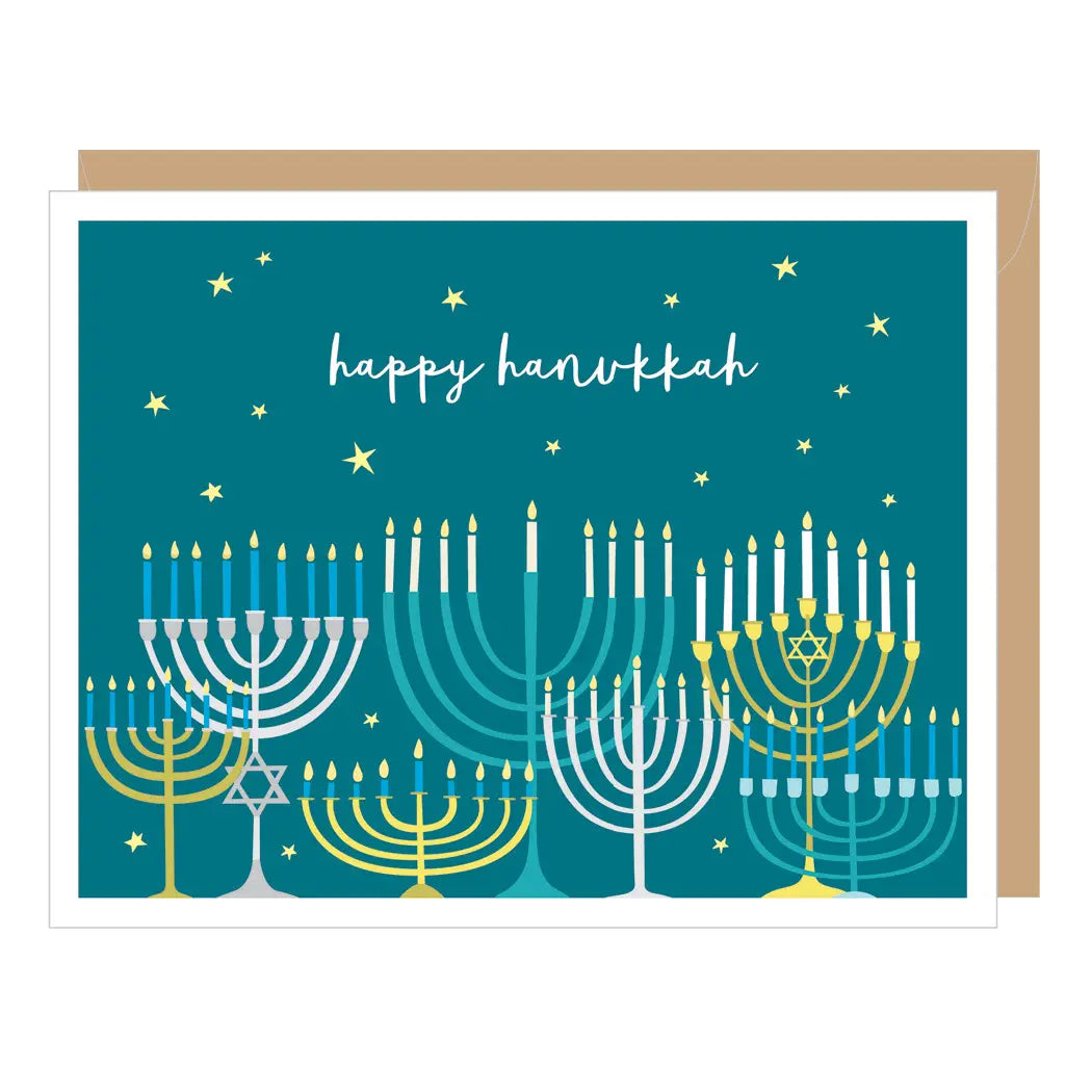 Hanukkah - Table of Menorahs