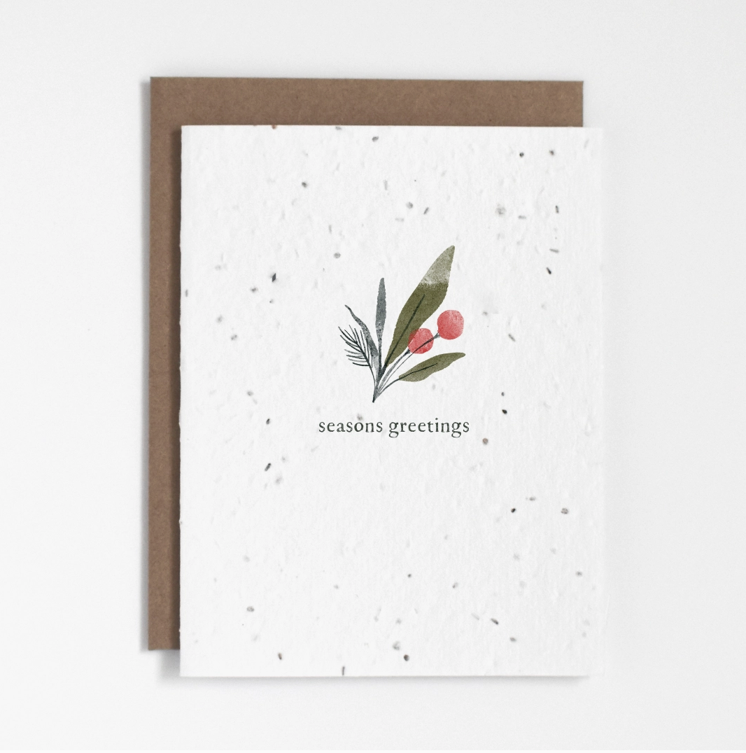 Season's Greetings - Plantable