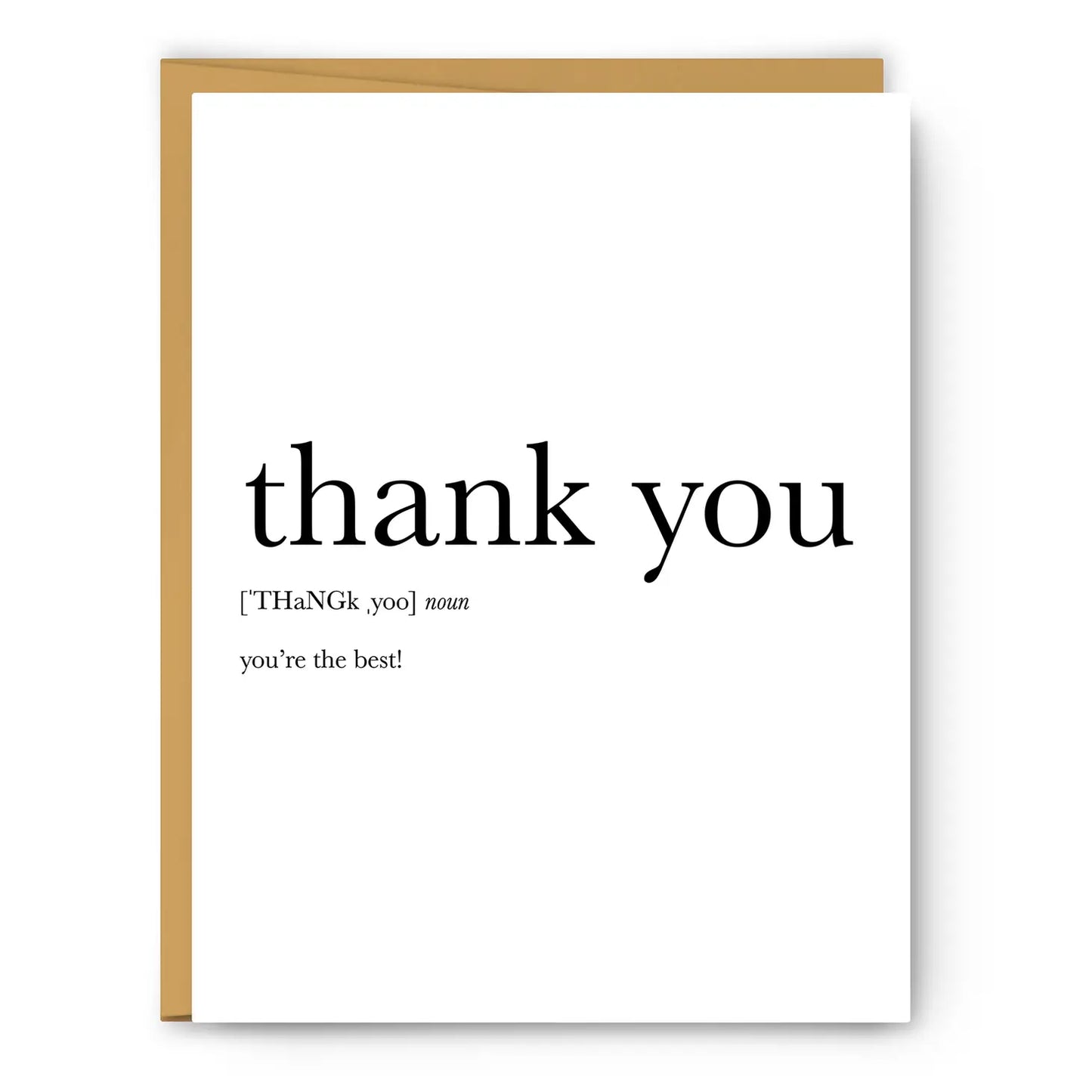 Thank You - Definition