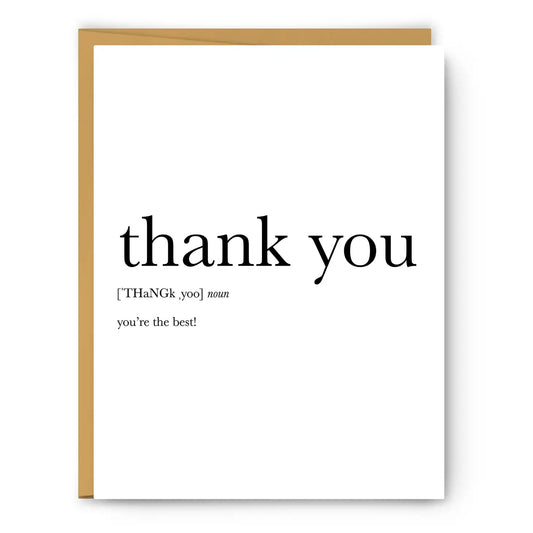 Thank You - Definition